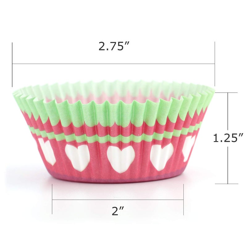 Tosnail 1000 Pack Paper Baking Cups Cupcake Liners Muffin Liner - Assorted 10 Styles - Image 2